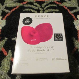 GESKE SmartAppGuided Facial Brush 4 in 1 NEW Sealed In Box ELLE #1 INNOVATION